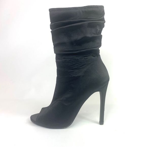 Sexy Botties Slouchy Mid Calf Peep Toe 7.5 - Picture 11 of 15